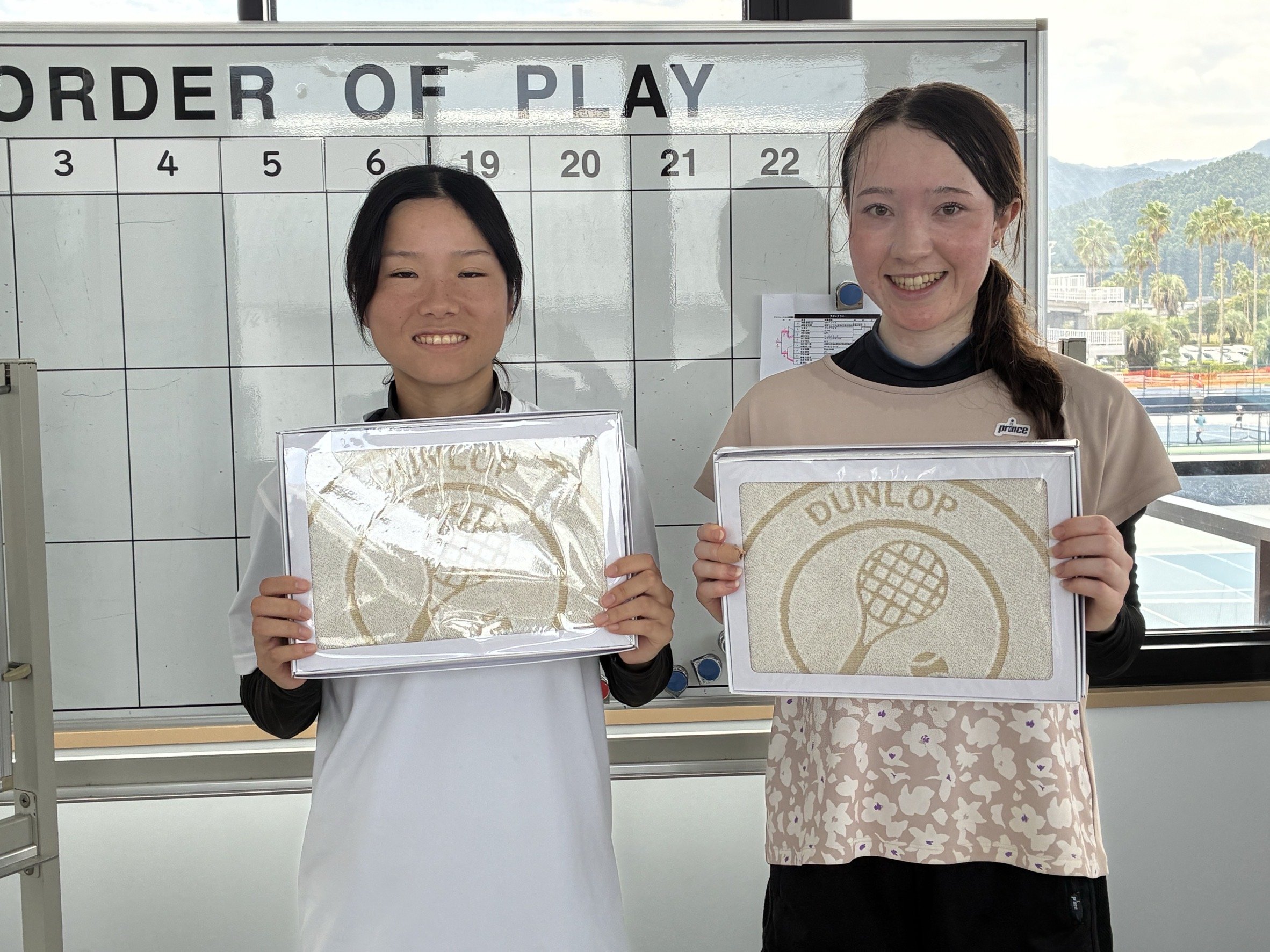 ダンロップダブルス 女子A級優勝