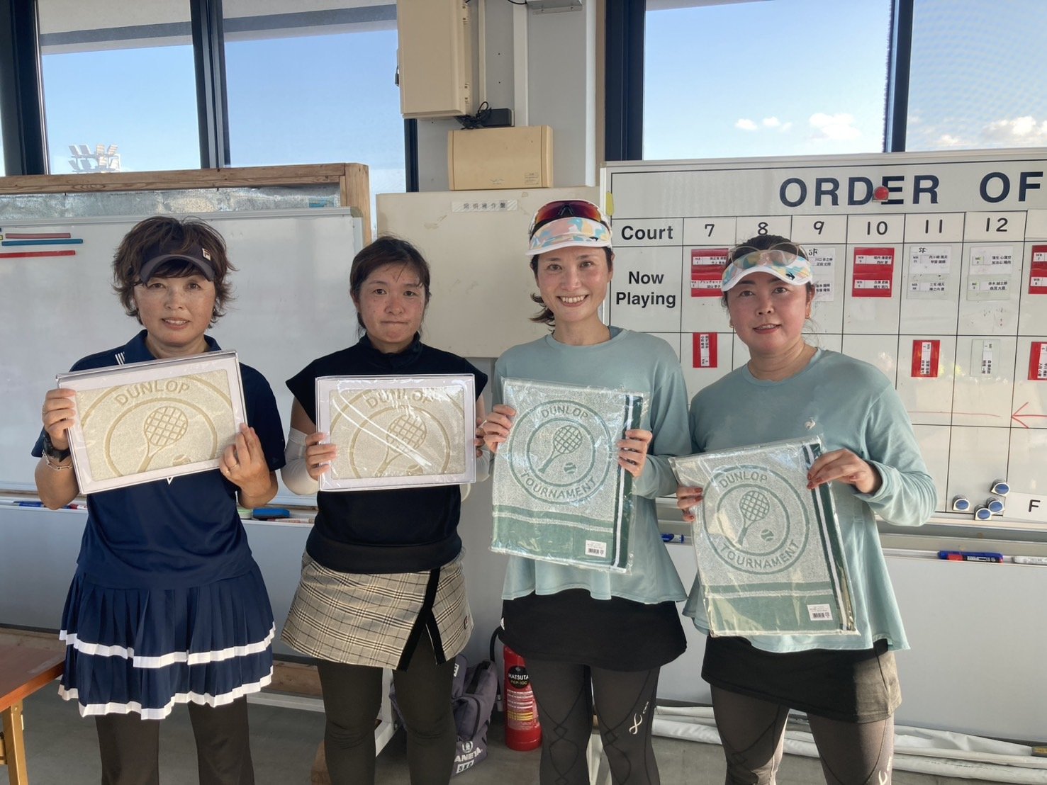 ダンロップダブルス 女子45歳以上ファイナリスト